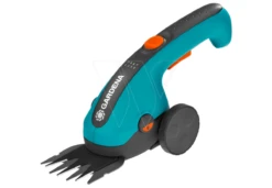 Gardena Accu-grasschaar + Telescoopsteel -Gardena tuingereedschapwinkel 970623501 3 GARDENA20ACCU GRASSCHAAR2020TELESCOOPSTEEL